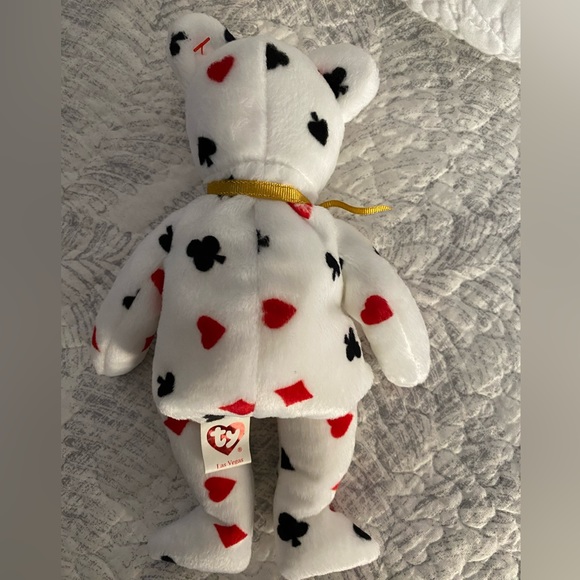 🎰 RETIRED TY BEANIE BABY LAS VEGAS EXCLUSIVE BEAR “LAS VEGAS”. RARE! MWMT! - Picture 5 of 7